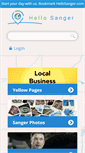 Mobile Screenshot of hellosanger.com